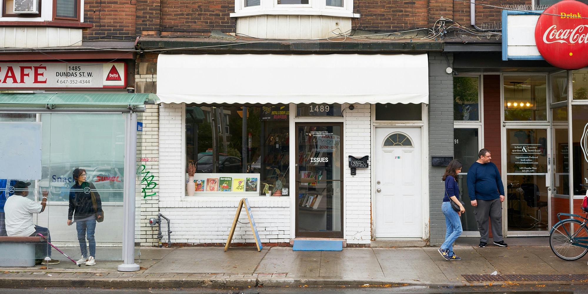 Issues magazine shop in Toronto